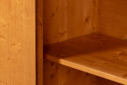 Crested Four Doors Wood Sideboard