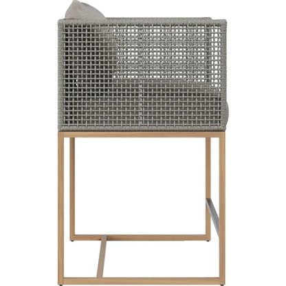 Crete Fabric Outdoor Counter Stool - LOOMLAN - SUNPAN - Counter Stools