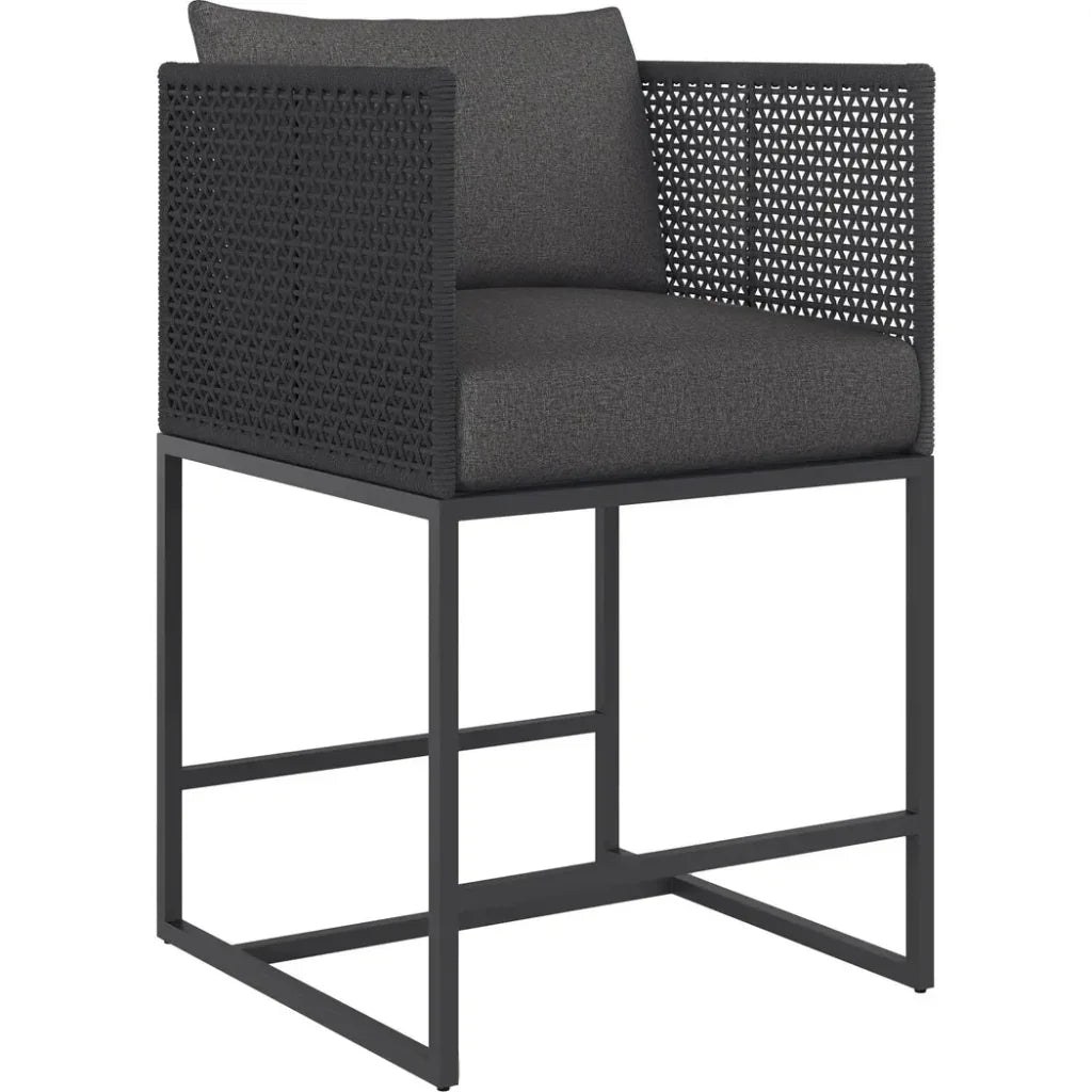 Crete Fabric Outdoor Counter Stool - LOOMLAN - SUNPAN - Counter Stools