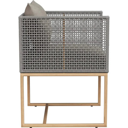 Crete Fabric Outdoor Dining Armchair-Outdoor Dining Chairs-SUNPAN-LOOMLAN