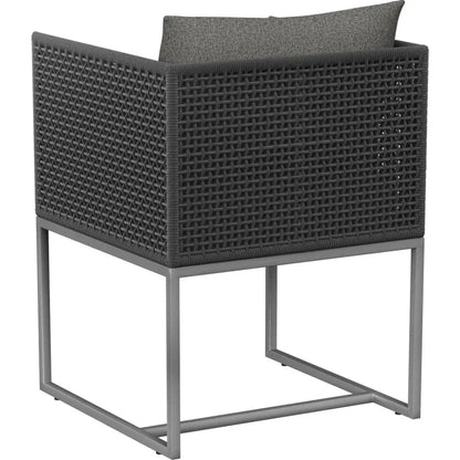Crete Fabric Outdoor Dining Armchair-Outdoor Dining Chairs-SUNPAN-LOOMLAN