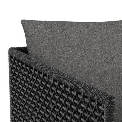 Crete Fabric Outdoor Dining Armchair-Outdoor Dining Chairs-SUNPAN-LOOMLAN