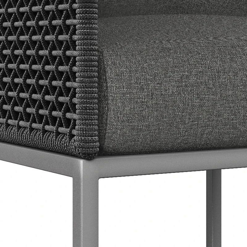 Crete Fabric Outdoor Dining Armchair-Outdoor Dining Chairs-SUNPAN-LOOMLAN