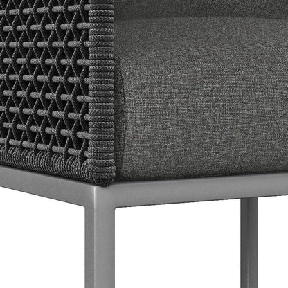 Crete Fabric Outdoor Dining Armchair-Outdoor Dining Chairs-SUNPAN-LOOMLAN