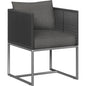 Crete Fabric Outdoor Dining Armchair-Outdoor Dining Chairs-SUNPAN-Gracebay Grey-LOOMLAN