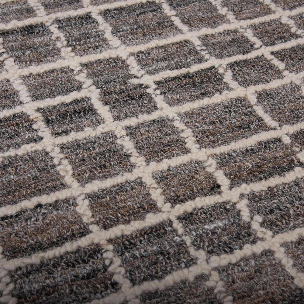 Cria Lines Dk.Brown Area Rugs For Living Room - LOOMLAN - LOOMLAN - Area Rugs