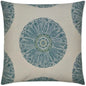 Crillon Aqua Blue Throw Pillow With Insert - LOOMLAN - D.V. Kap - Throw Pillows