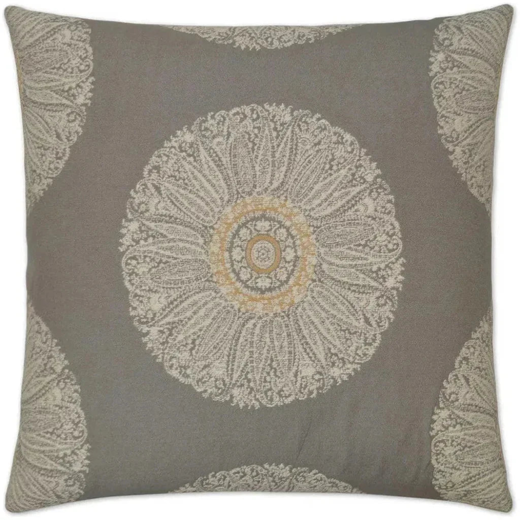 Crillon Grey Throw Pillow With Insert - LOOMLAN - D.V. Kap - Throw Pillows