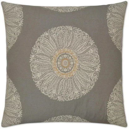 Crillon Grey Throw Pillow With Insert - LOOMLAN - D.V. Kap - Throw Pillows