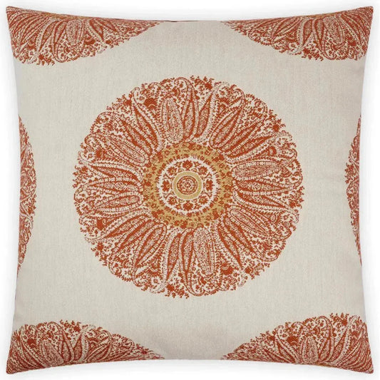 Crillon Rust Red Throw Pillow With Insert - LOOMLAN - D.V. Kap - Throw Pillows