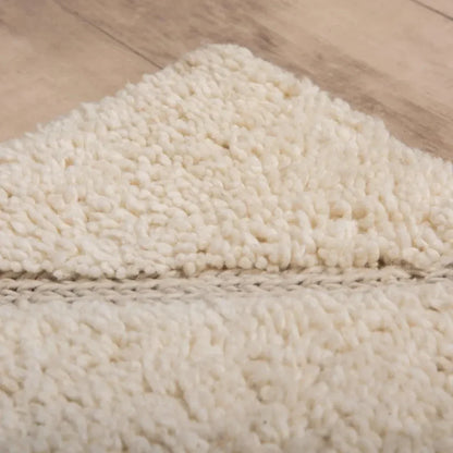 Crim Solid Beige Area Rugs For Living Room - LOOMLAN - LOOMLAN - Area Rugs