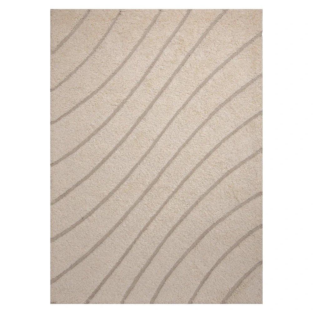 Crim Solid Beige Area Rugs For Living Room - LOOMLAN - LOOMLAN - Area Rugs