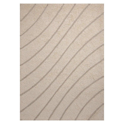 Crim Solid Beige Area Rugs For Living Room - LOOMLAN - LOOMLAN - Area Rugs