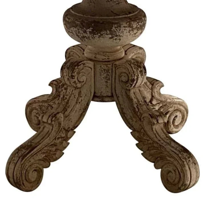 Cristina Wooden Round Accent Table - LOOMLAN - Peninsula Home - Side Tables