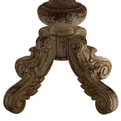 Cristina Wooden Round Accent Table - LOOMLAN - Peninsula Home - Side Tables