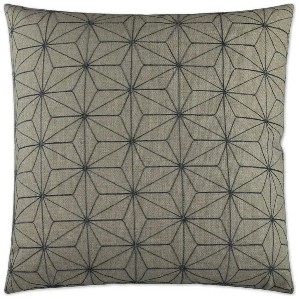 Crosby Graphite Brown Throw Pillow Insert - LOOMLAN - D.V. Kap - Throw Pillows