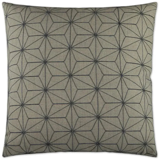 Crosby Graphite Brown Throw Pillow Insert - LOOMLAN - D.V. Kap - Throw Pillows