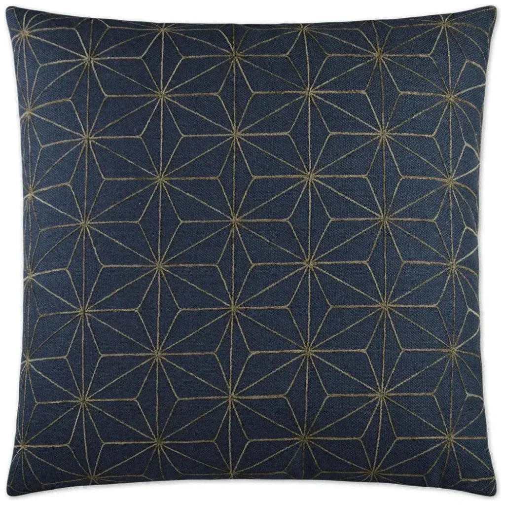 Crosby Navy Blue Throw Pillow With Insert - LOOMLAN - D.V. Kap - Throw Pillows