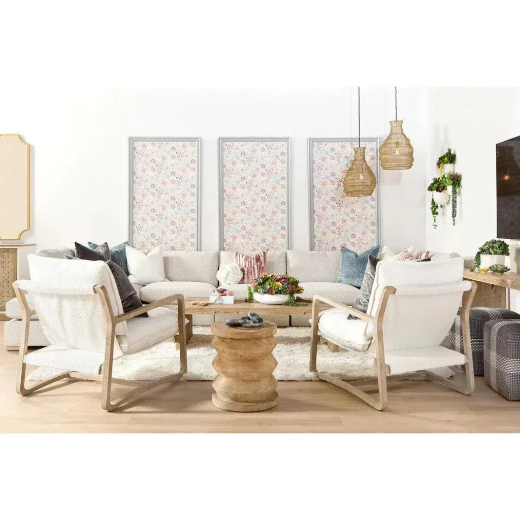 Cross Accent Cube - LOOMLAN - Essentials For Living - Poufs and Stools