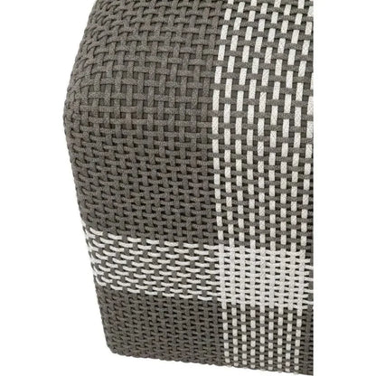 Cross Accent Cube - LOOMLAN - Essentials For Living - Poufs and Stools