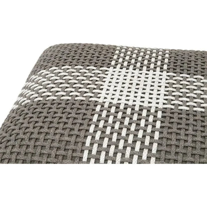 Cross Accent Cube - LOOMLAN - Essentials For Living - Poufs and Stools