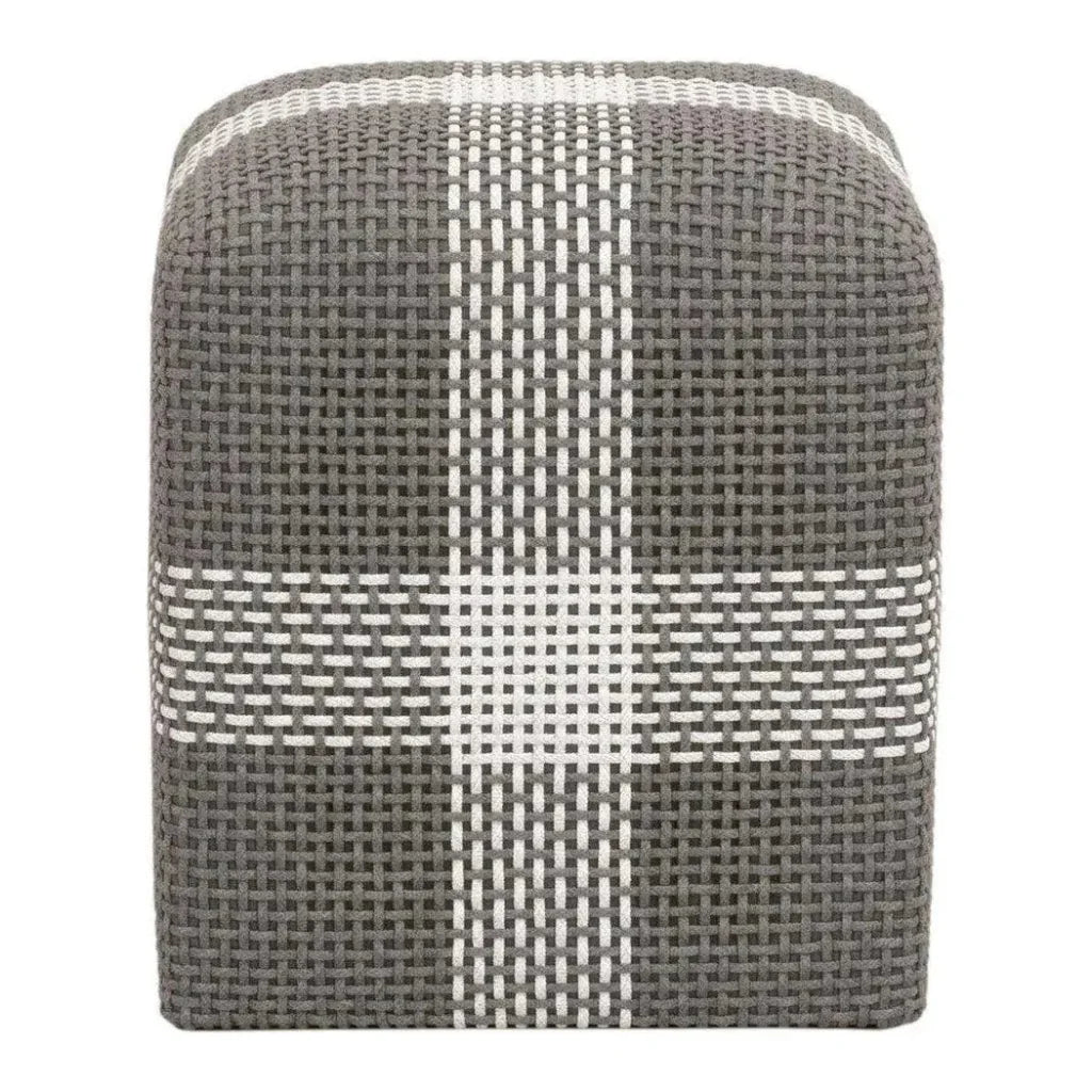Cross Accent Cube - LOOMLAN - Essentials For Living - Poufs and Stools