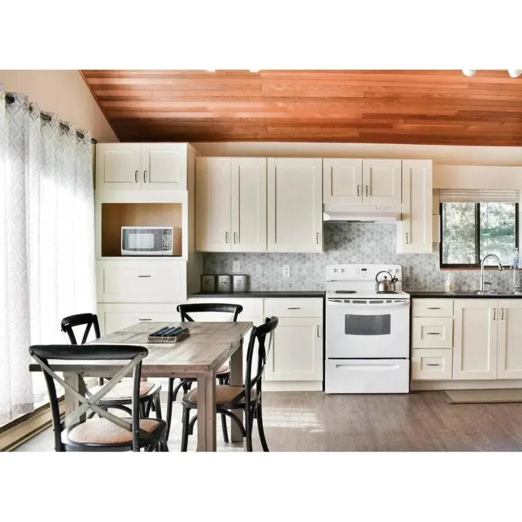 Cross Back Chair With Rattan Seat (Set Of 2) - LOOMLAN - LH Imports - Dining Chairs