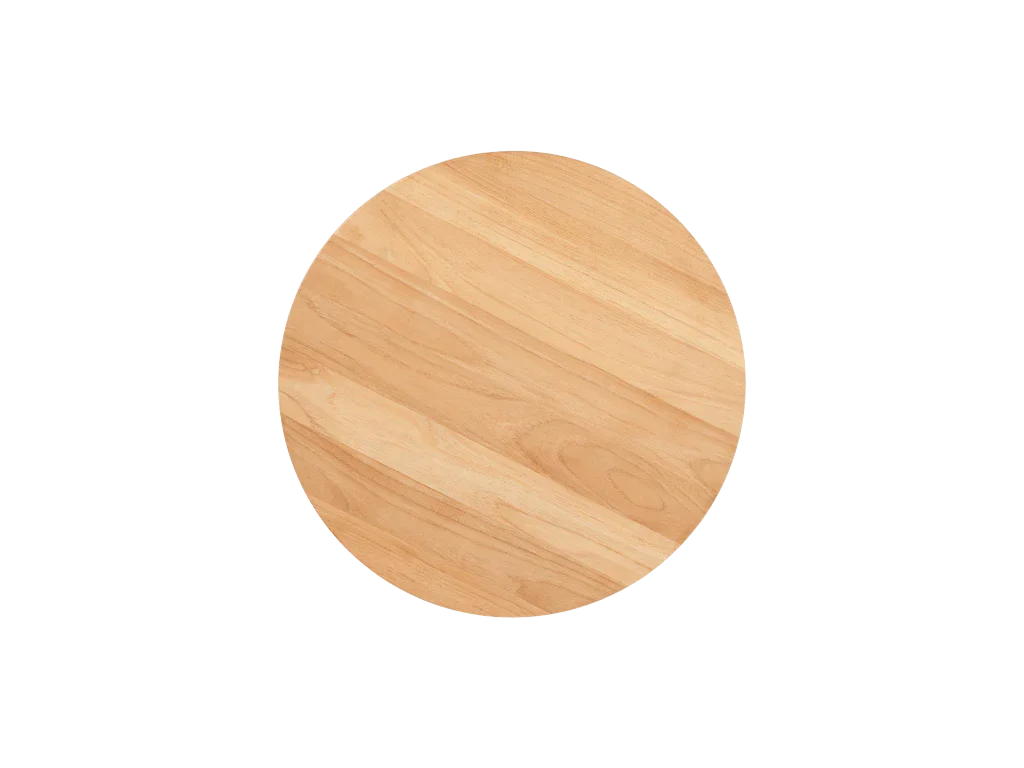 Cross Legs Nesting Teak Patio Side Table - LOOMLAN - HiTeak - Outdoor Side Tables