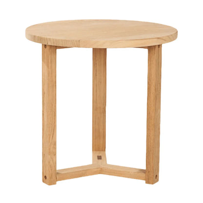 Cross Legs Nesting Teak Patio Side Table - LOOMLAN - HiTeak - Outdoor Side Tables