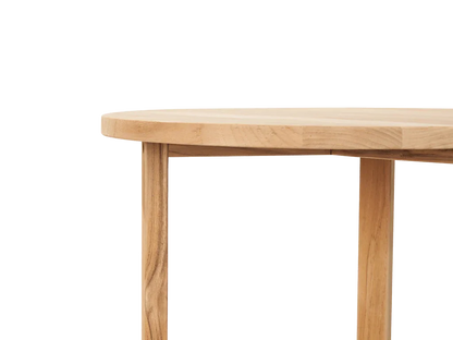 Cross Legs Nesting Teak Patio Side Table - LOOMLAN - HiTeak - Outdoor Side Tables