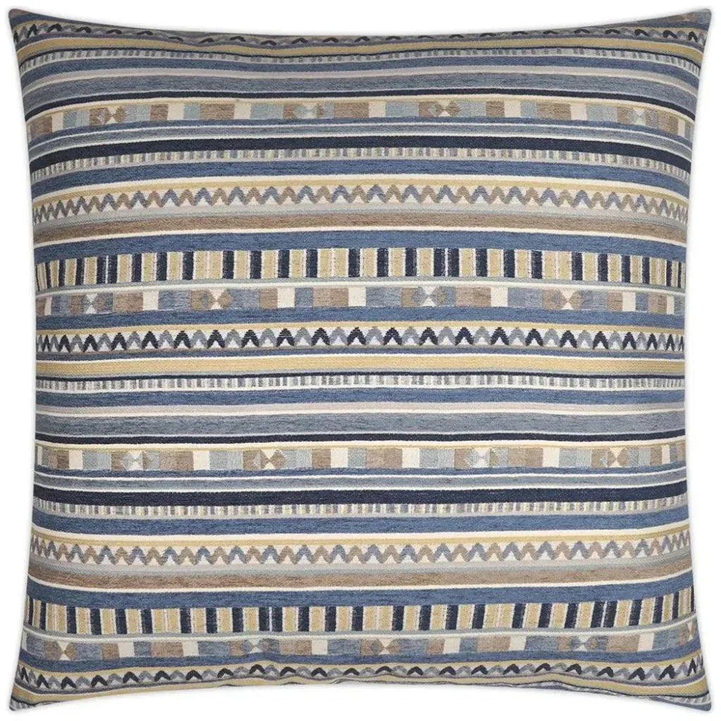 Crossing River Global Blue Large Throw Pillow Insert - LOOMLAN - D.V. Kap - Throw Pillows