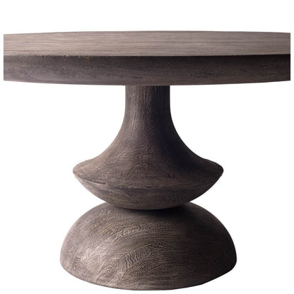 Crossman Wooden Round Dining Table-Dining Tables-Mercana-LOOMLAN