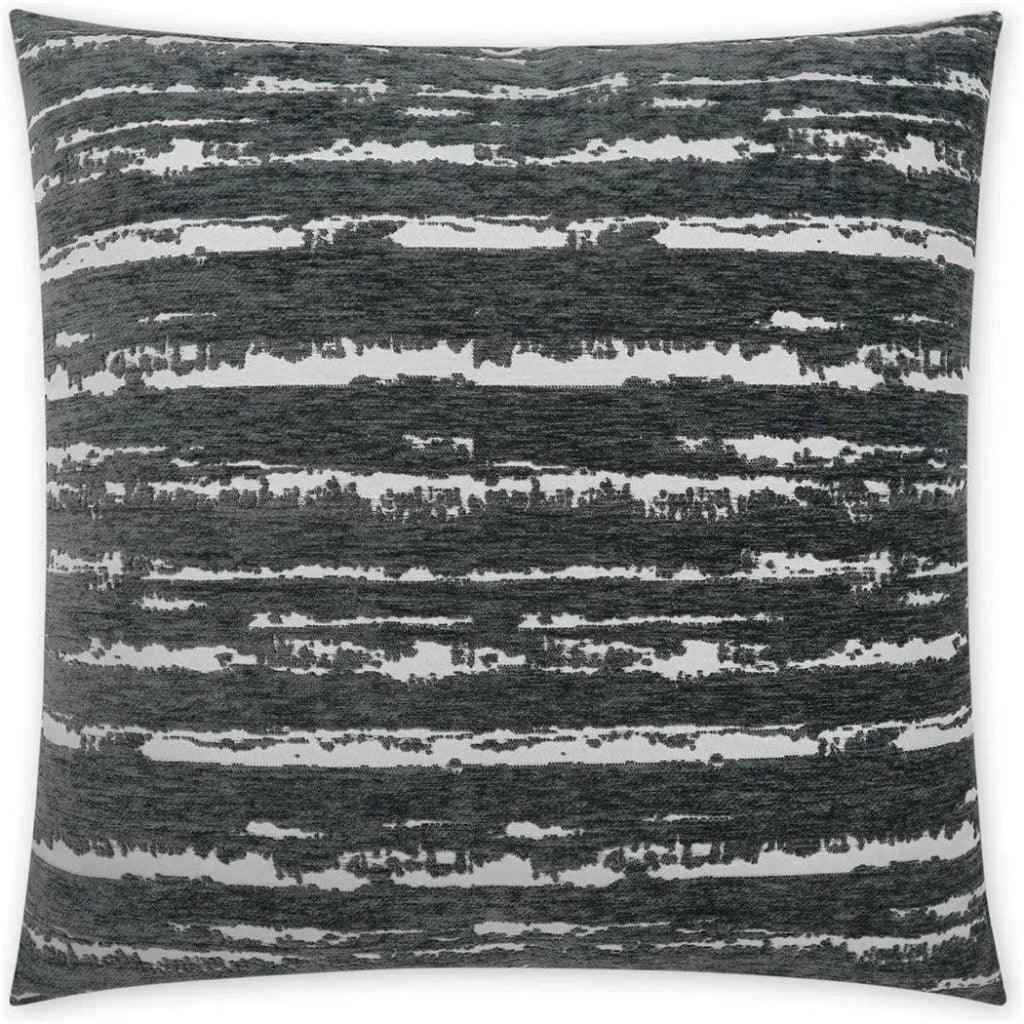 Cruz Charcoal Grey Throw Pillow With Insert - LOOMLAN - D.V. Kap - Throw Pillows