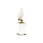Crystal Based White Parrot Sculpture - LOOMLAN - Chelsea House - Statues & Sculptures