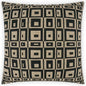 Cubic Raven Black Throw Pillow With Insert - LOOMLAN - D.V. Kap - Throw Pillows