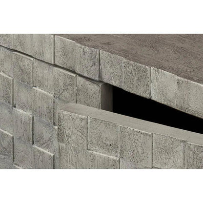 Cubist Four Door Credenza for Dining Room - LOOMLAN - Sarreid - Sideboards