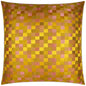 Cubit Gold Plaid Check Gold Large Throw Pillow Insert - LOOMLAN - D.V. Kap - Throw Pillows