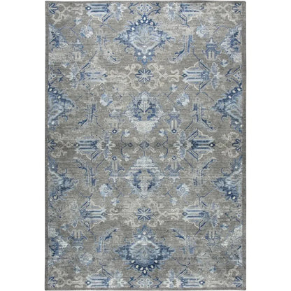 Cuca Floral Gray Large Area Rugs For Living Room - LOOMLAN - LOOMLAN - Area Rugs