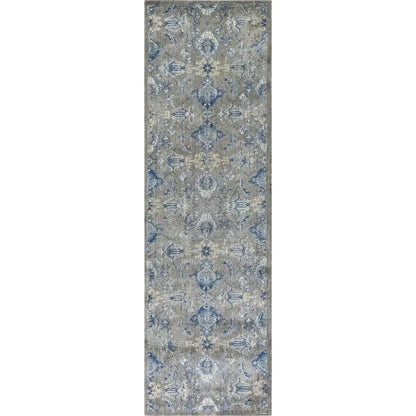 Cuca Floral Gray Large Area Rugs For Living Room - LOOMLAN - LOOMLAN - Area Rugs