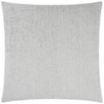 Cuddle Fog Solid Silver Large Throw Pillow Insert - LOOMLAN - D.V. Kap - Throw Pillows