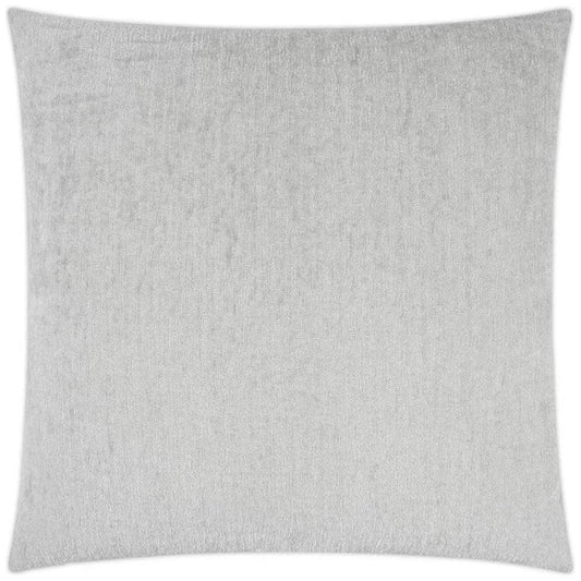 Cuddle Fog Solid Silver Large Throw Pillow Insert - LOOMLAN - D.V. Kap - Throw Pillows