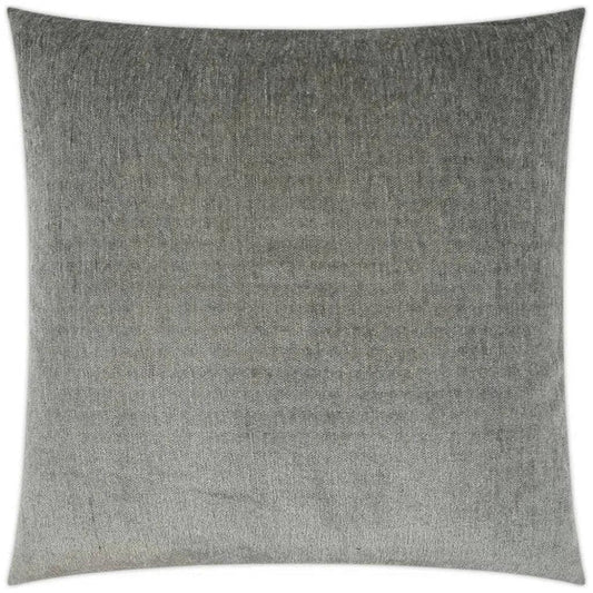 Cuddle Grey Solid Grey Large Throw Pillow Insert - LOOMLAN - D.V. Kap - Throw Pillows