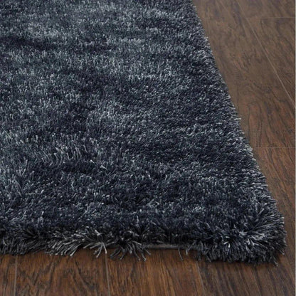 Cudi Solid Charcoal Area Rugs For Living Room - LOOMLAN - LOOMLAN - Area Rugs