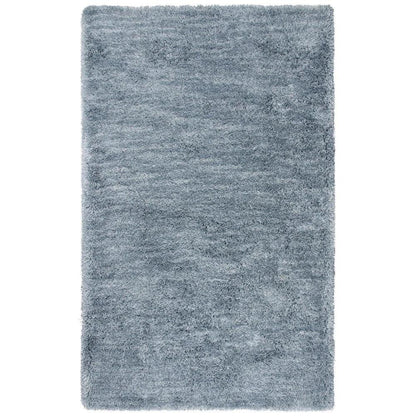Cues Solid Blue Area Rugs For Living Room - LOOMLAN - LOOMLAN - Area Rugs