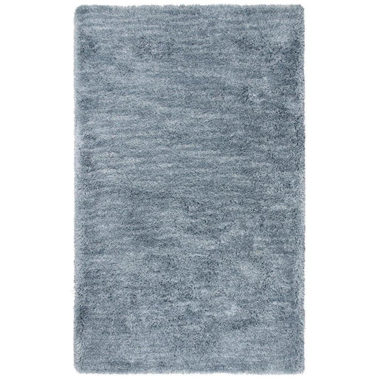 Cues Solid Blue Area Rugs For Living Room - LOOMLAN - LOOMLAN - Area Rugs