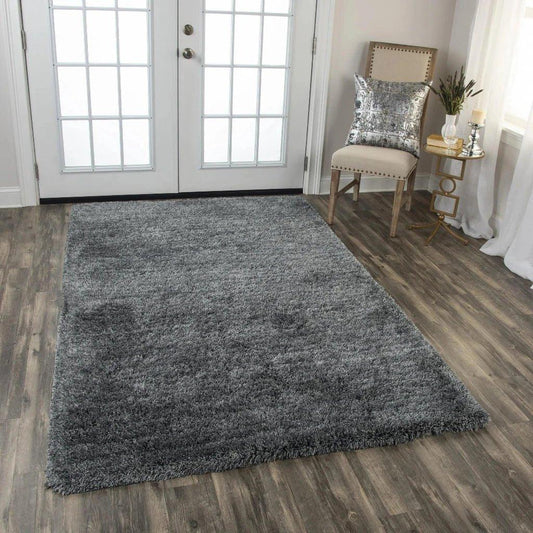 Cuic Solid Gray Area Rugs For Living Room - LOOMLAN - LOOMLAN - Area Rugs