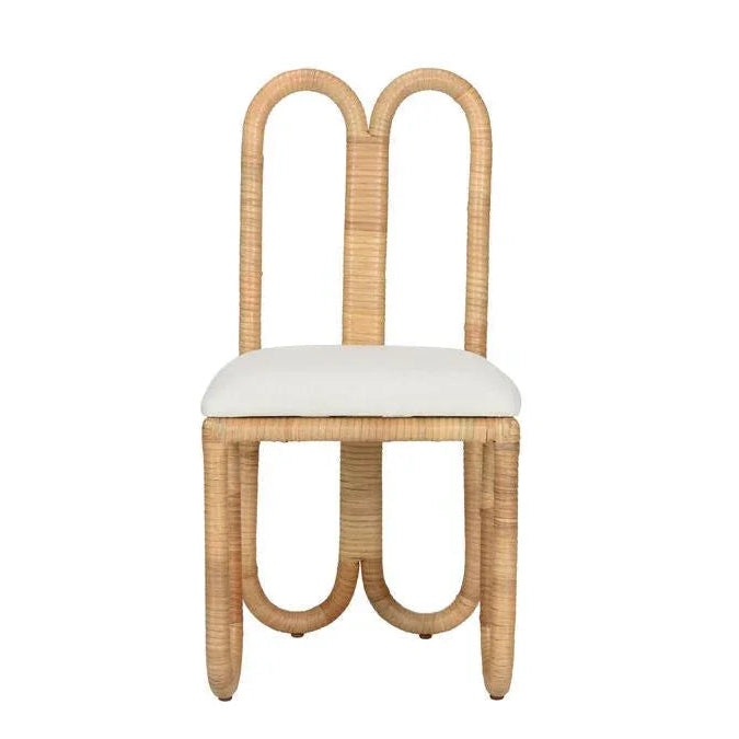 Cuixmala Natural Rattan Frame Dining Chair - LOOMLAN - Wildwood - Dining Chairs
