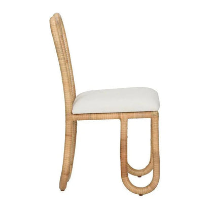 Cuixmala Natural Rattan Frame Dining Chair - LOOMLAN - Wildwood - Dining Chairs