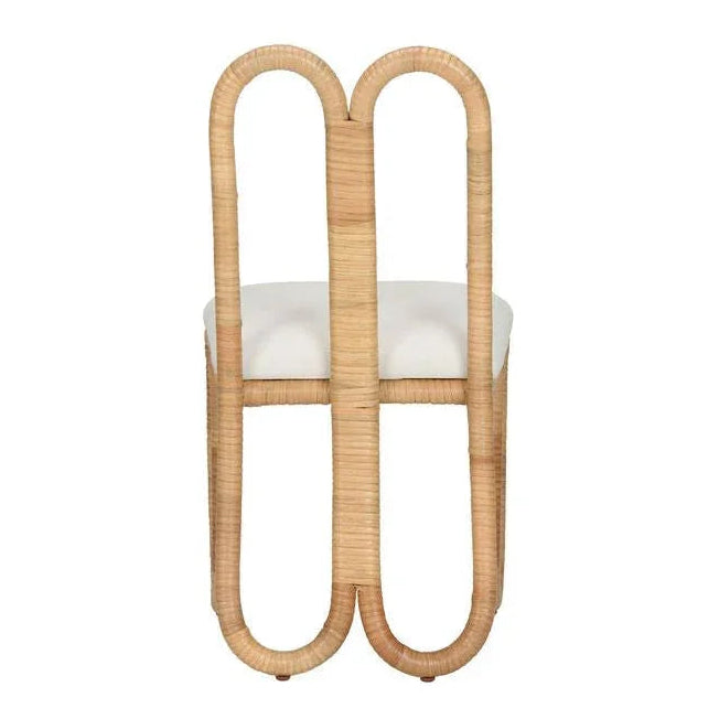 Cuixmala Natural Rattan Frame Dining Chair - LOOMLAN - Wildwood - Dining Chairs