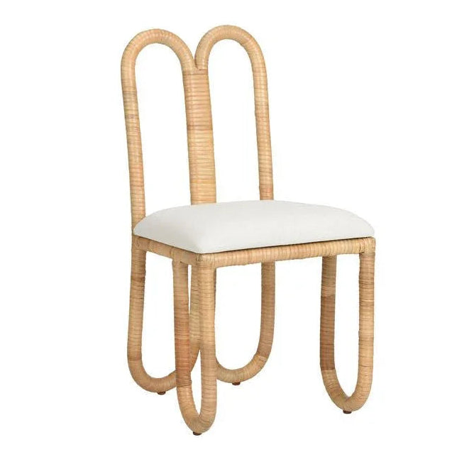 Cuixmala Natural Rattan Frame Dining Chair - LOOMLAN - Wildwood - Dining Chairs